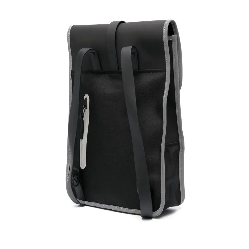 Rains Backpack Reflective Black Reflective 14090 Waterproof New With Tags